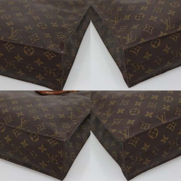 LOUIS VUITTON Monogram Sac Plat Hand Bag M51140 - Picture 10 of 12